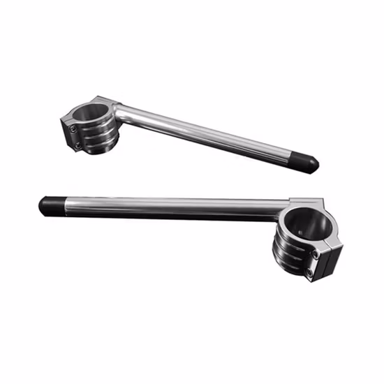 Peças de corrida de motocicleta de bicicleta de sujeira MTB personalizadas Fabricação de peças de usinagem CNC de metal Fornecedor de serviços de usinagem CNC personalizado azul claro peças de guiador de alumínio anodizado