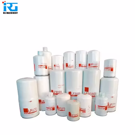 Filtro de óleo de preço de fábrica para Jcb/Cat/Fleetguard/Perkin
